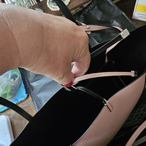 Armani Exchange Light Pink Tote Bag - Picture 7 of 8